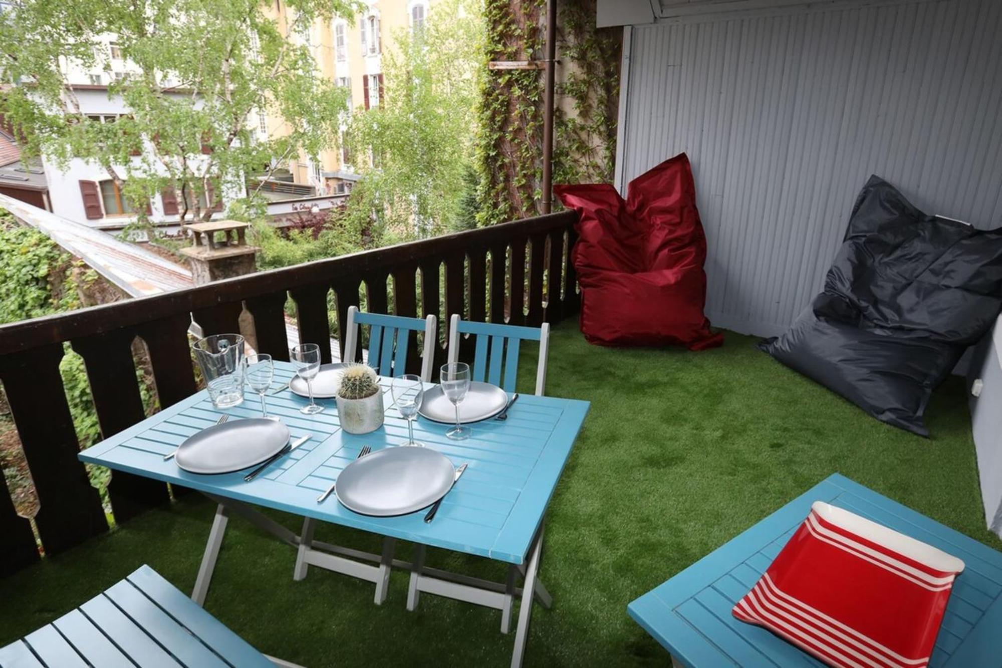 55 M2 Apart With Big Terrace In Annecy Downtown Ngoại thất bức ảnh